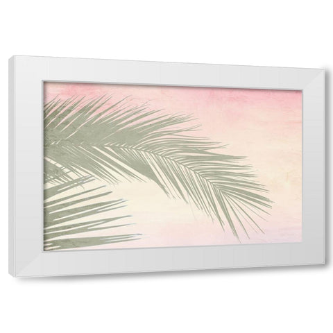 Palm White Modern Wood Framed Art Print by Allen, Kimberly