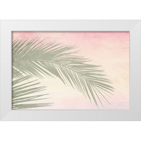 Palm White Modern Wood Framed Art Print by Allen, Kimberly