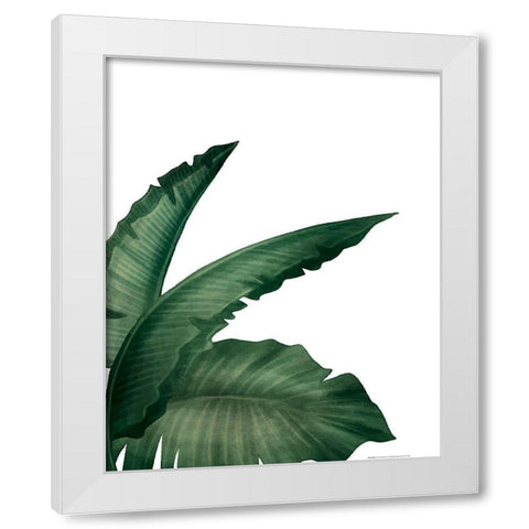 Palms 1 White Modern Wood Framed Art Print by Allen, Kimberly
