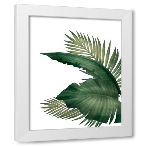Palms 3 White Modern Wood Framed Art Print by Allen, Kimberly