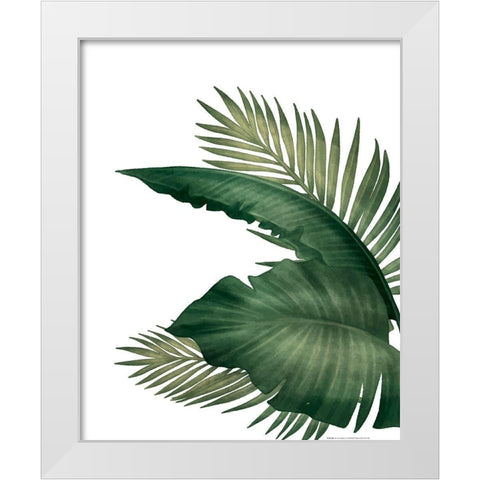 Palms 3 White Modern Wood Framed Art Print by Allen, Kimberly
