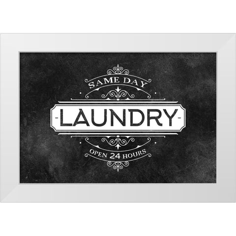 Open 24 White Modern Wood Framed Art Print by Allen, Kimberly