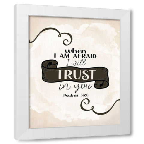 When I Am White Modern Wood Framed Art Print by Allen, Kimberly