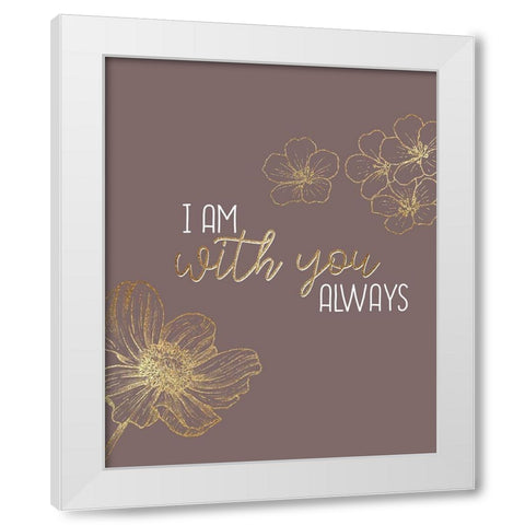 Always White Modern Wood Framed Art Print by Allen, Kimberly