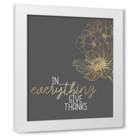 In Everything White Modern Wood Framed Art Print by Allen, Kimberly