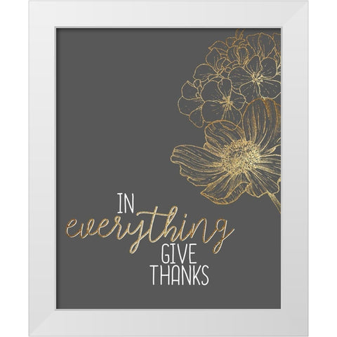 In Everything White Modern Wood Framed Art Print by Allen, Kimberly