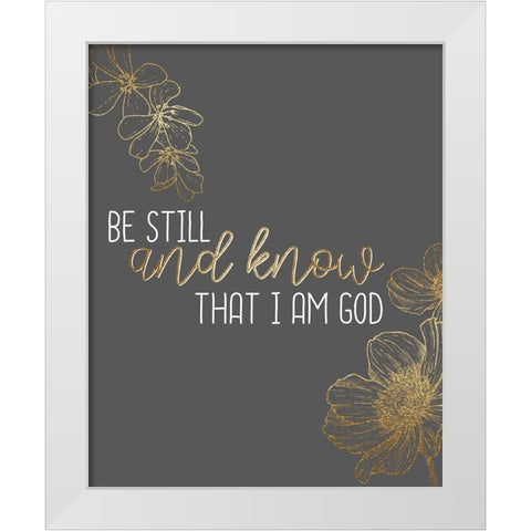 Still White Modern Wood Framed Art Print by Allen, Kimberly