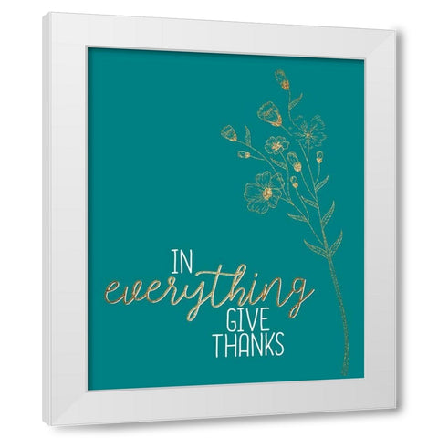 In Everything V2 White Modern Wood Framed Art Print by Allen, Kimberly