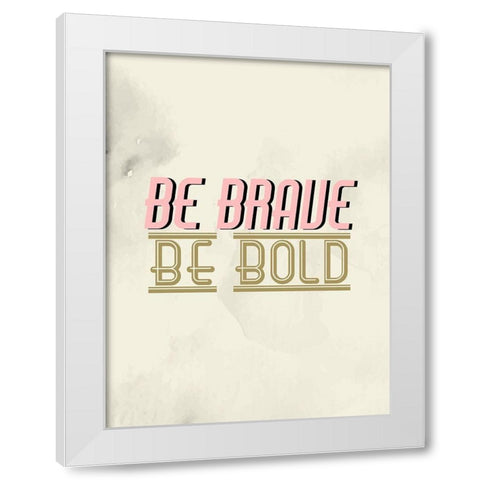 Bold 1 White Modern Wood Framed Art Print by Allen, Kimberly