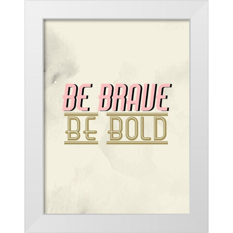 Bold 1 White Modern Wood Framed Art Print by Allen, Kimberly