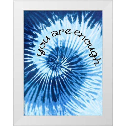 Enough White Modern Wood Framed Art Print by Allen, Kimberly