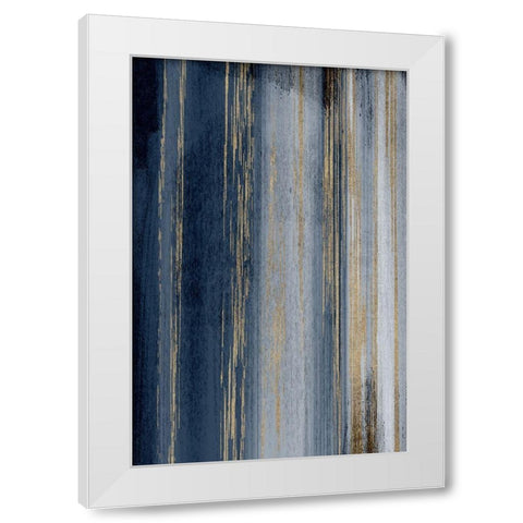 Lines White Modern Wood Framed Art Print by Allen, Kimberly