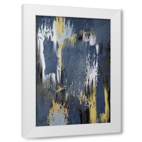 Painted Strokes 1 V2 White Modern Wood Framed Art Print by Allen, Kimberly