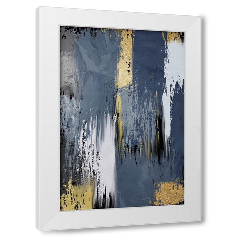 Painted Strokes 2 V2 White Modern Wood Framed Art Print by Allen, Kimberly