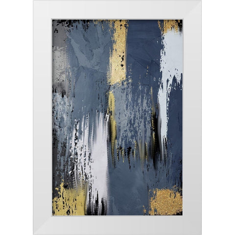 Painted Strokes 2 V2 White Modern Wood Framed Art Print by Allen, Kimberly
