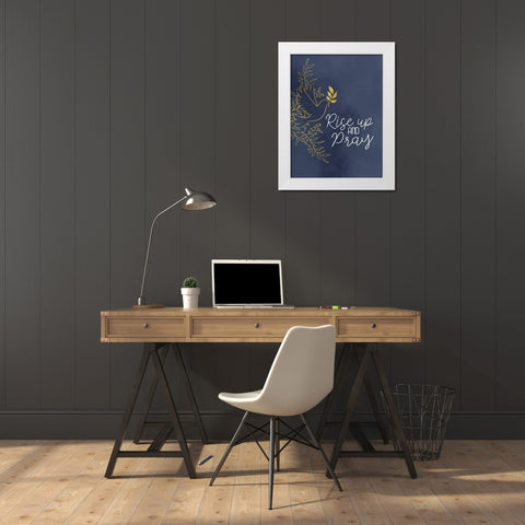 Rise V2 White Modern Wood Framed Art Print by Allen, Kimberly