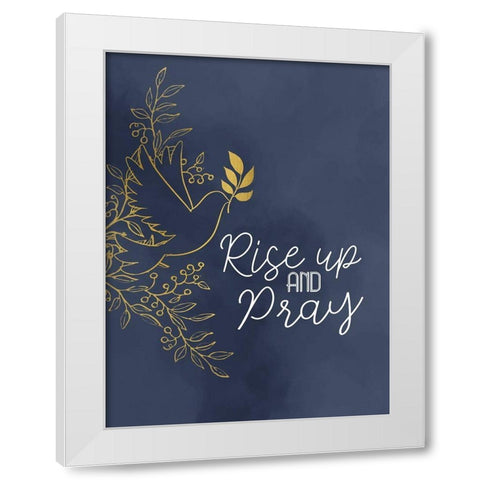 Rise V2 White Modern Wood Framed Art Print by Allen, Kimberly