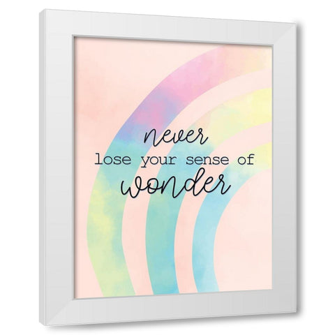 Never Loose White Modern Wood Framed Art Print by Allen, Kimberly