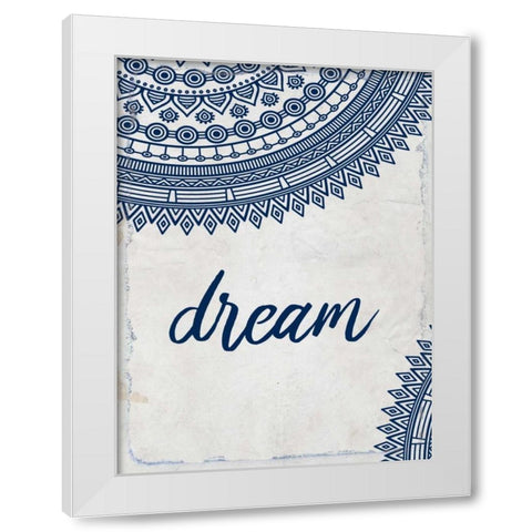 Wander Henna 1 White Modern Wood Framed Art Print by Allen, Kimberly