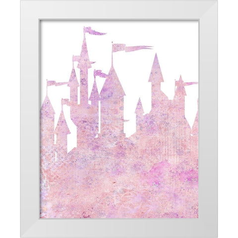 A True Princess 1 White Modern Wood Framed Art Print by Allen, Kimberly