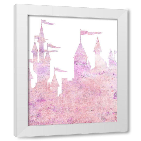 A True Princess 3 White Modern Wood Framed Art Print by Allen, Kimberly