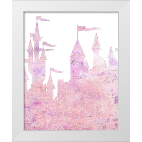 A True Princess 3 White Modern Wood Framed Art Print by Allen, Kimberly