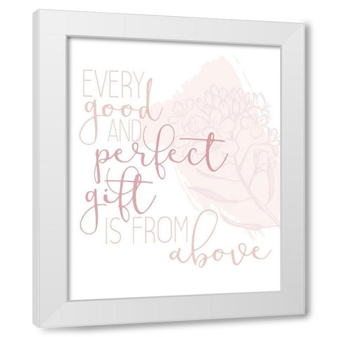 Perfect Gift from Above White Modern Wood Framed Art Print by Allen, Kimberly