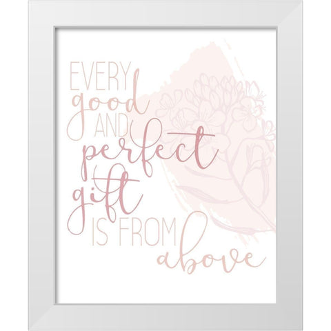 Perfect Gift from Above White Modern Wood Framed Art Print by Allen, Kimberly