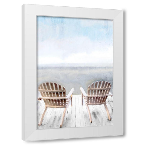 My View White Modern Wood Framed Art Print by Allen, Kimberly