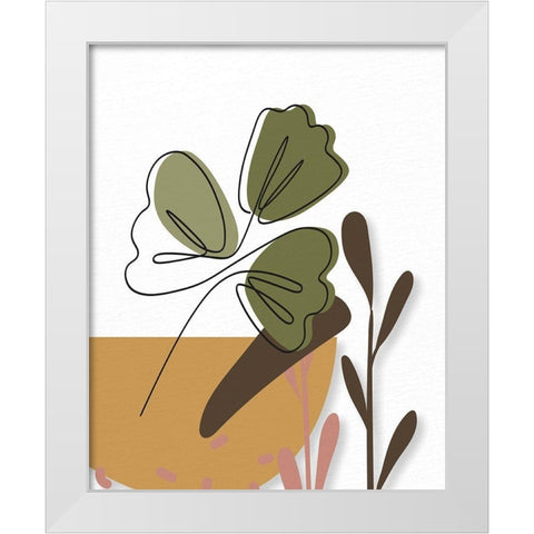 Natural Space 2 White Modern Wood Framed Art Print by Allen, Kimberly