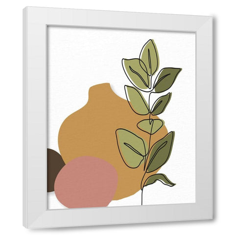 Natural Space 3 White Modern Wood Framed Art Print by Allen, Kimberly