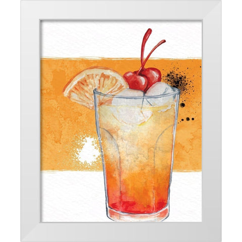 Cocktail Hour 4 White Modern Wood Framed Art Print by Allen, Kimberly