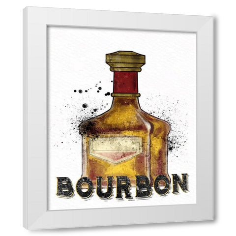 Bottles 1 White Modern Wood Framed Art Print by Allen, Kimberly