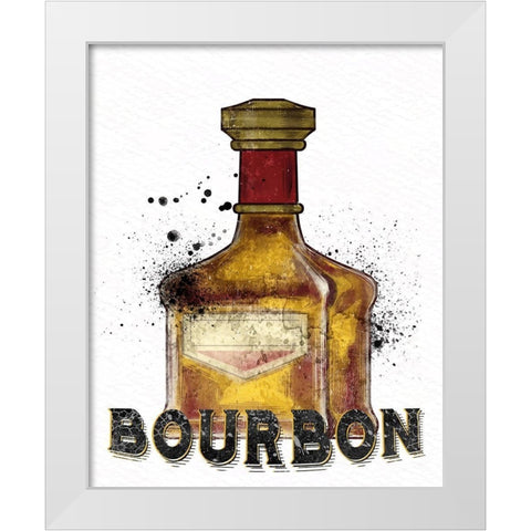 Bottles 1 White Modern Wood Framed Art Print by Allen, Kimberly