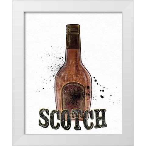 Bottles 2 White Modern Wood Framed Art Print by Allen, Kimberly