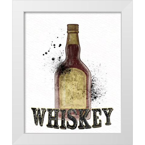 Bottles 4 White Modern Wood Framed Art Print by Allen, Kimberly