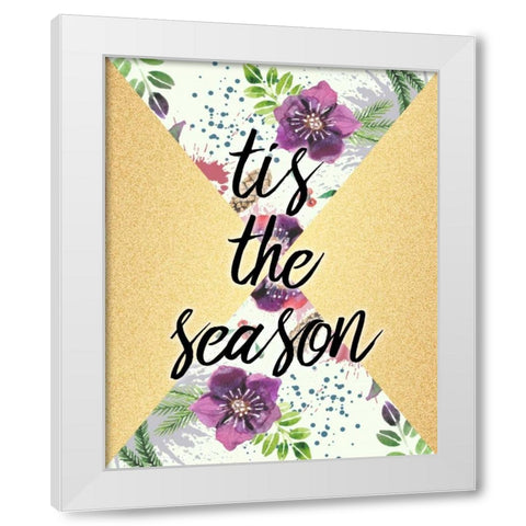 Tis the Season White Modern Wood Framed Art Print by Allen, Kimberly