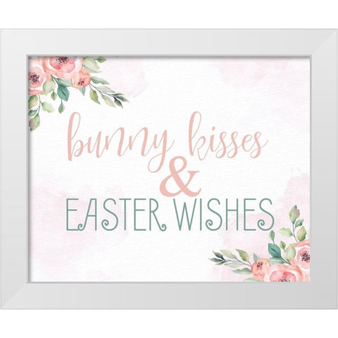 Easter Wishes White Modern Wood Framed Art Print by Allen, Kimberly