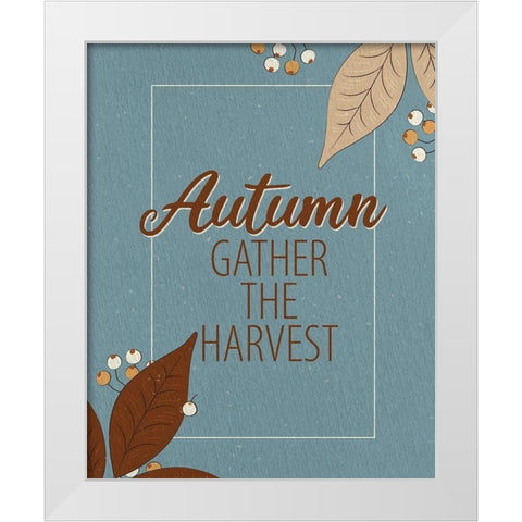 Gather the Harvest 1 White Modern Wood Framed Art Print by Allen, Kimberly