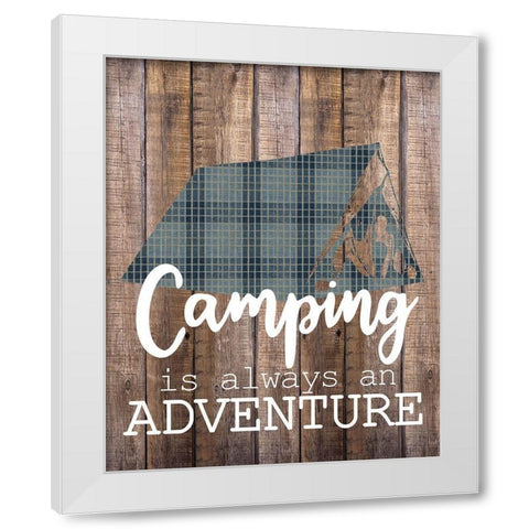 Explore Woods 1 White Modern Wood Framed Art Print by Allen, Kimberly