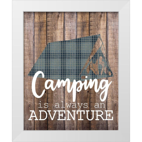 Explore Woods 1 White Modern Wood Framed Art Print by Allen, Kimberly