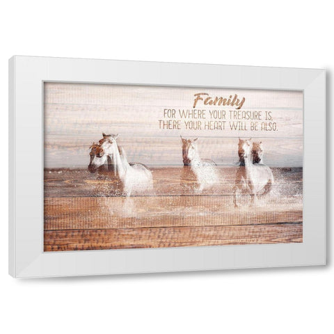 Your Heart White Modern Wood Framed Art Print by Allen, Kimberly