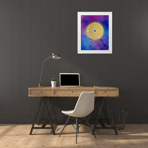 Dream Signs White Modern Wood Framed Art Print by Allen, Kimberly