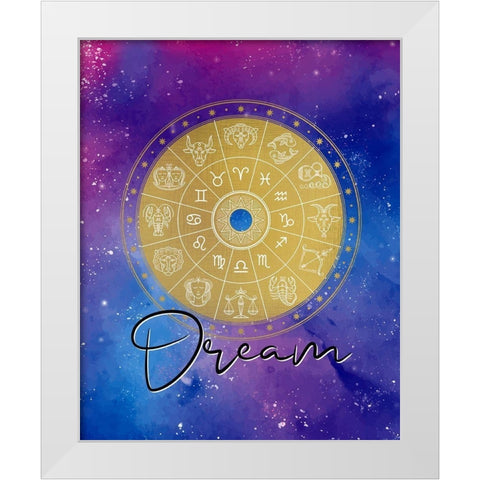 Dream Signs White Modern Wood Framed Art Print by Allen, Kimberly