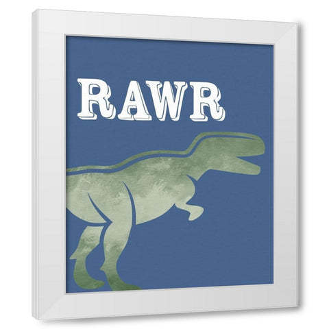 Stomp 2 White Modern Wood Framed Art Print by Allen, Kimberly