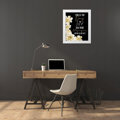 He Will Take Care 1 White Modern Wood Framed Art Print by Allen, Kimberly