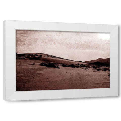Dunes White Modern Wood Framed Art Print by Allen, Kimberly