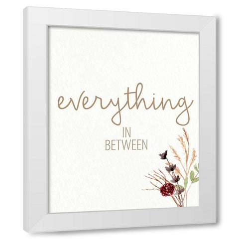 Grateful for Everything 3 White Modern Wood Framed Art Print by Allen, Kimberly