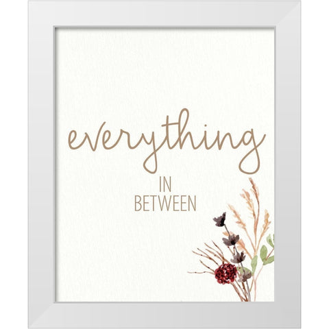 Grateful for Everything 3 White Modern Wood Framed Art Print by Allen, Kimberly