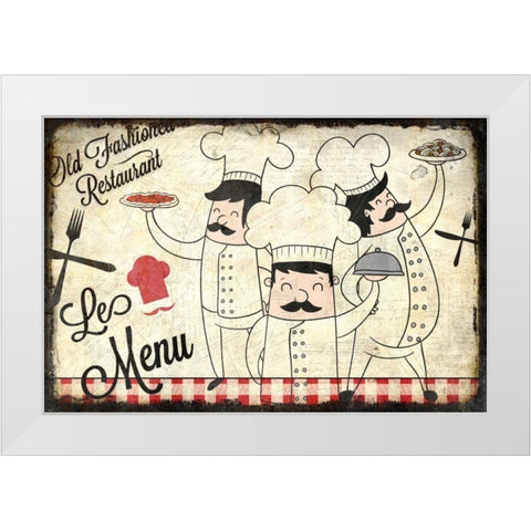 Old Fashioned White Modern Wood Framed Art Print by Allen, Kimberly